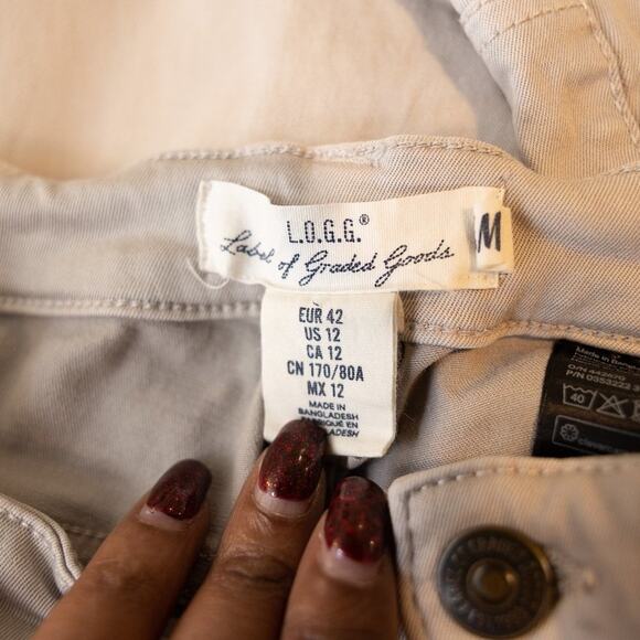 H&M Logg Gray Tapered Ankle Jeans, 12 - Picture 4 of 5